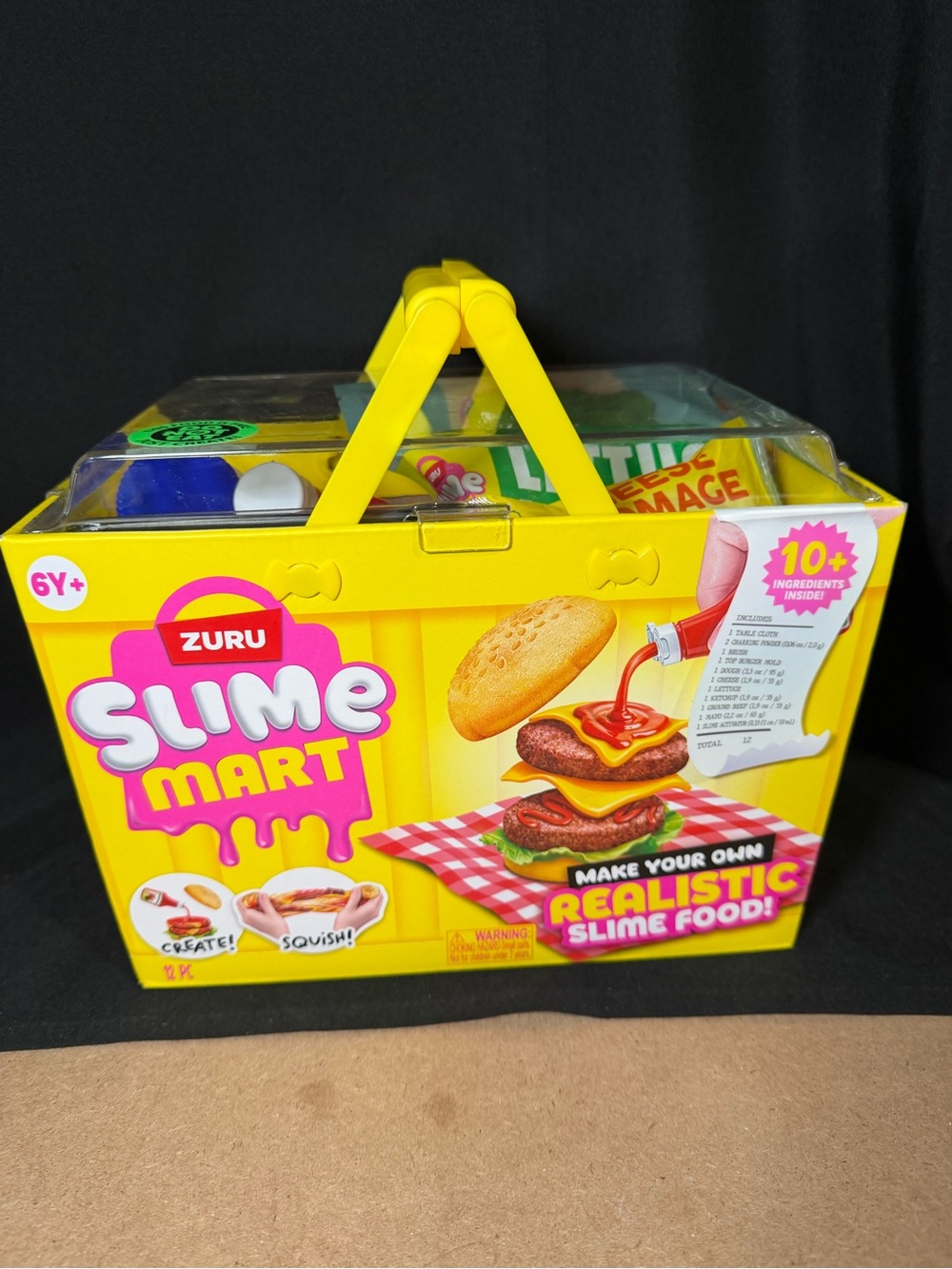 ZURU Slime Mart Small Fast Food Burger Slime Kit Toy